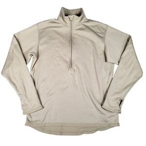 Polartec Shirt Mens Medium Cold Weather GEN III Army Mid Weight Tan Tactical